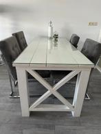 Landelijke eettafel, Ophalen of Verzenden, Rechthoekig, 150 tot 200 cm, 50 tot 100 cm