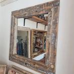 houten spiegel. 70x70, Ophalen, Vierkant, Nieuw, Minder dan 100 cm