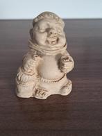 beeldje pater met wijnfles en beker, Verzamelen, Beelden en Beeldjes, Ophalen of Verzenden, Zo goed als nieuw, Religie