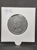 1 gulden 1912 koningin Wilhelmina, Postzegels en Munten, Munten | Nederland, 1 gulden, Zilver, Ophalen of Verzenden, Koningin Wilhelmina
