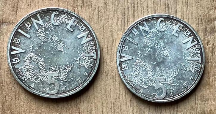 2 zilveren 5 euro munten 2003 ( Vincent van Gogh Vijfje ), Postzegels en Munten, Munten | Nederland, Setje, Euro's, Koningin Beatrix