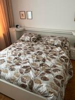 Tweepersoonsbed 160cm met ombouw en nachtkastjes, Ophalen of Verzenden, Zo goed als nieuw, Tweepersoons