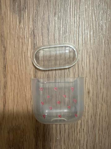 AirPods Hoesje - Transparant met Hartjes beschikbaar voor biedingen