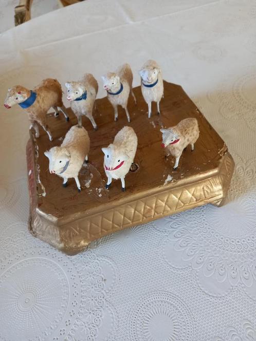 Antiek Erst Schaapjes , Jaar 1900 , 7 Stuks, Antiek en Kunst, Curiosa en Brocante, Ophalen of Verzenden