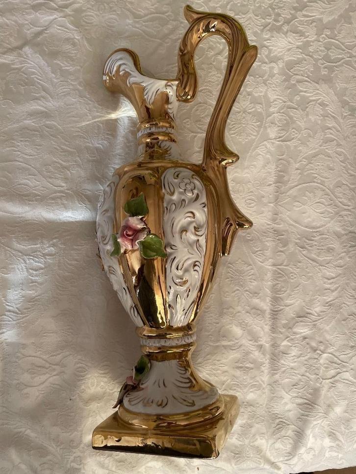 Oud klassiek Italiaanse kruik vaas Benrose Capodimonte stijl, Antiek en Kunst, Antiek | Vazen, Ophalen