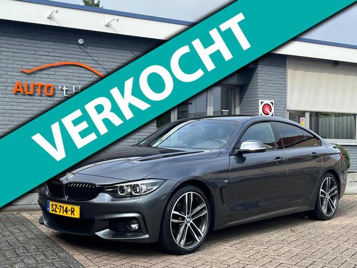 BMW 4-serie Gran Coupé 420i M-Sport 19" trekh NAP NL-auto, Auto's, BMW, Bedrijf, Te koop, 4-Serie Gran Coupé, ABS, Airbags, Airconditioning
