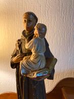 Antieke Sint Antonius met kind beeld, Antiek en Kunst, Ophalen