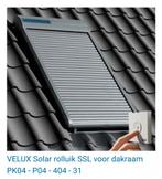 Nieuw VELUX SSL solar rolluiken - type PK04, Doe-het-zelf en Verbouw, Rolluiken, Ophalen of Verzenden, Nieuw, Minder dan 100 cm