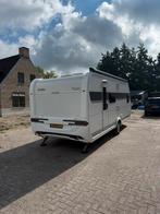 Hobby 560 kmfe 2024 airco luifel mover fietensrek, Hobby, Stapelbed, 6 tot 7 meter, Tot en met 6