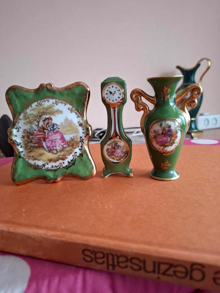 Vintage Miniatuur Porseleinen Set, Antiek en Kunst, Antiek | Porselein, Ophalen of Verzenden