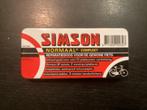 Vintage SIMSON fiets banden reparatie blik, Verzamelen, Blikken, Ophalen of Verzenden, Zo goed als nieuw