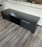 Tv Meubel Zwart, Ophalen, 150 tot 200 cm, Zo goed als nieuw, Minder dan 100 cm