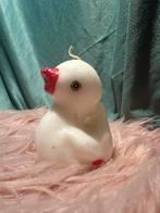 Vintage eend zwaan kaarsje 8 cm, Huis en Inrichting, Woonaccessoires | Kandelaars en Kaarsen, Ophalen of Verzenden, Overige materialen