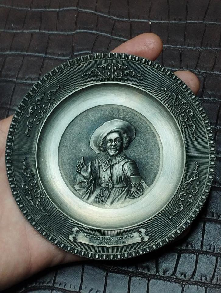 Vintage verzamelbaar tinnen wandbord, Antiek en Kunst, Antiek | Tin, Ophalen of Verzenden