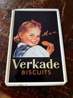 Verkade biscuits metalen bordje reclamebord bord metaal, Reclamebord, Gebruikt, Ophalen of Verzenden
