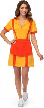 Kostuum Serveerster Diner Uniform met schort carnaval Maat M, Kleding | Dames, Maat 38/40 (M), Carnaval, Gabor, Nieuw