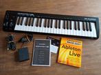 M-Audio Keystation 49 MK3/Sustainpedaal/USBkabel/DAW/Boek, Muziek en Instrumenten, Midi-apparatuur, Ophalen of Verzenden, Zo goed als nieuw