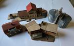 4 modelhuisjes (gereed), Hobby en Vrije tijd, Modeltreinen | H0, Ophalen of Verzenden, Gelijkstroom of Wisselstroom, Brug, Tunnel of Gebouw