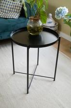 Bijzettafel. Salontafel GLADOM IKEA., Huis en Inrichting, Minder dan 55 cm, Gebruikt, Metaal of Aluminium, Rond
