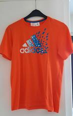 Adidas T-shirt maat 176, Ophalen of Verzenden, Zo goed als nieuw, Maat 46 (S) of kleiner, Oranje
