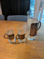 Karaf en twee thee glazen, Antiek en Kunst, Ophalen of Verzenden