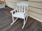 Houten kinderschommelstoel, Ikea, wit, Ophalen, Zo goed als nieuw, Stoel(en)