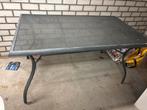 Tuintafel 150x90 cm - Rechthoekig, Ophalen of Verzenden, Gebruikt, Rechthoekig, Metaal