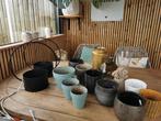 Diverse bloempotten en vazen, Tuin en Terras, Bloempotten, Ophalen, Gebruikt, Rond, Aardewerk