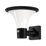 Solar wandlamp met sensor 15W LED warmwit, Zonne-energie, Kunststof, Minder dan 50 watt, Wandlamp