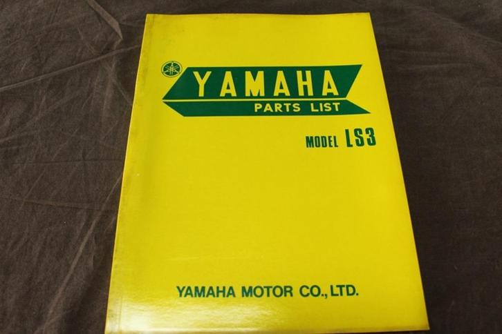 Yamaha LS3 1972  100cc motorcycle parts list, Motoren, Handleidingen en Instructieboekjes, Yamaha, Ophalen of Verzenden