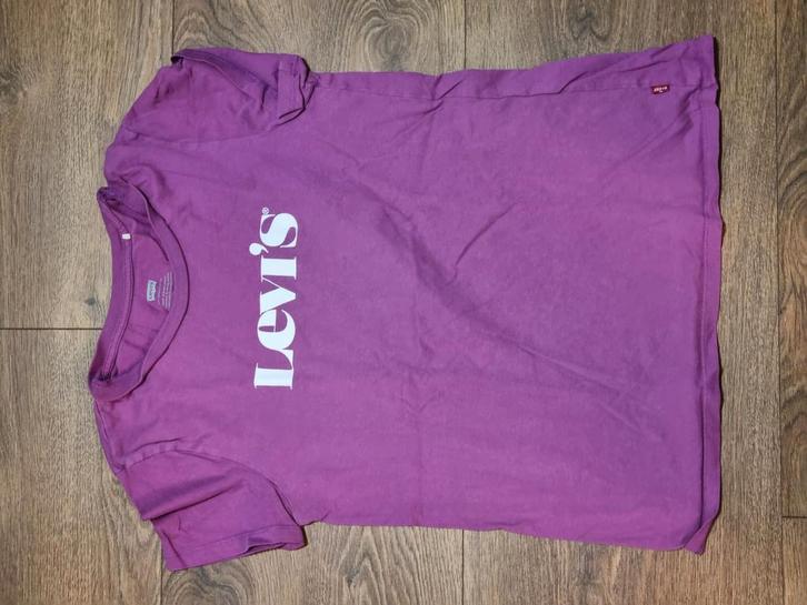 Levi's shirt fuchsia, Kleding | Dames, T-shirts, Zo goed als nieuw, Maat 34 (XS) of kleiner, Roze, Korte mouw, Ophalen