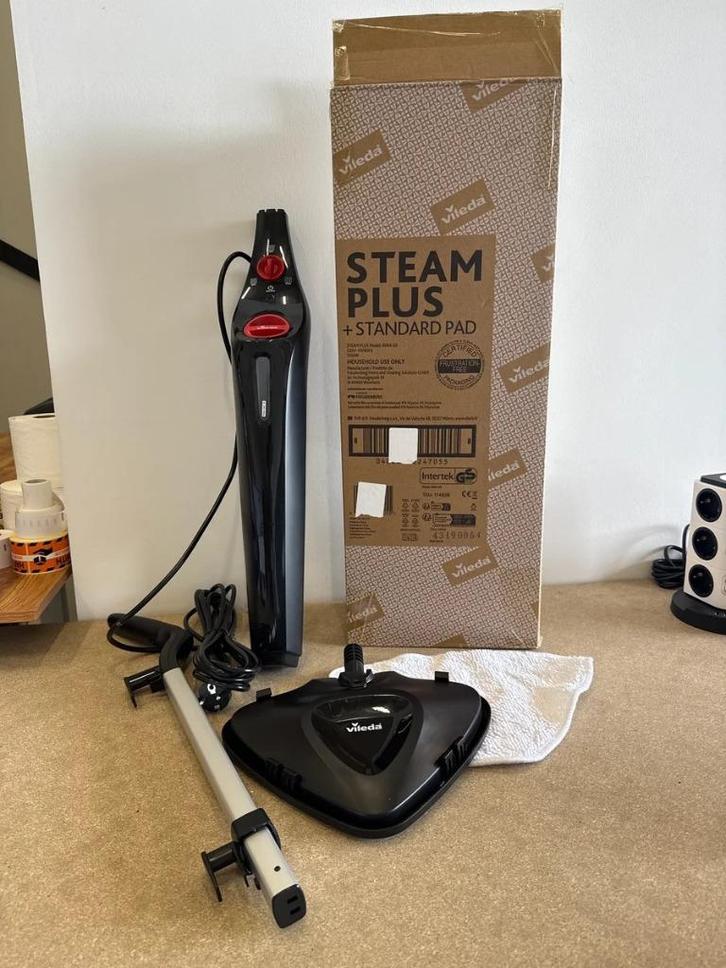 Vileda Steam Plus + Standard Pad, Witgoed en Apparatuur, Stoomapparaten, Nieuw, Stoomreiniger, Ophalen of Verzenden