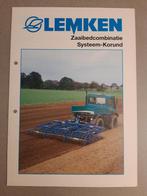 Tractor folder Lemken zaaibedcombinatie, Boeken, Catalogussen en Folders, Ophalen of Verzenden, Zo goed als nieuw