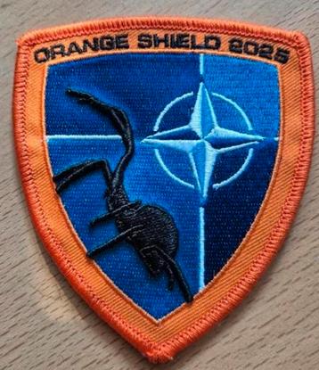 Patch Orange Shield Nato 2025 Navo Summit beschikbaar voor biedingen