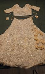 Gouden Bruids Lehenga - Nieuw!, Ophalen of Verzenden, Nieuw, Overige kleuren, Trouwjurk