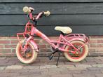 Kinderfiets 12 inch roze Loekie, Ophalen, Zijwieltjes, Gebruikt, Minder dan 16 inch