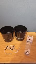 Mepal 2 zwarte kruidenpotjes voor automatische bewatering, Ophalen of Verzenden, Zo goed als nieuw