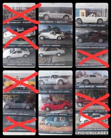 11x model auto's James Bond 007 schaal 1:43
 beschikbaar voor biedingen