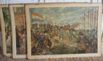 Schoolplaten geschiedenis, 3 stuks, Ophalen of Verzenden, Geschiedenis