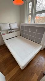 Ikea Årbakka boxspring 140x200 + matras, Ophalen, Gebruikt, 2-persoons
