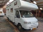 Camper Fiat ducato 2.5TD, 6 persoons, off grid, Caravans en Kamperen, Campers, Integraal, Ringverwarming, Fiat, Treinzit