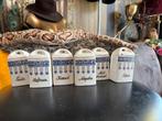 Antieke set van 6 specerijen potjes, Ophalen of Verzenden