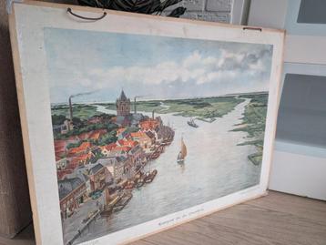 Schoolplaat - Kampen en de IJsseldelta beschikbaar voor biedingen