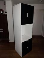 Ikea stuva kledingkast  zwart wit, Ophalen, Gebruikt