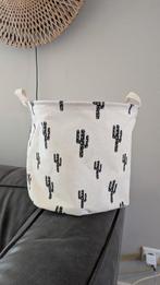 Leuke opbergmand met cactus print, Ophalen, Overige materialen, Gebruikt, Minder dan 50 cm