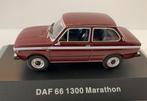 Jsn Lagamo 1:43 DAF 66 1300 Marathon sedan donkerrood, Hobby en Vrije tijd, Modelauto's | 1:43, Overige merken, -, Nieuw, Ophalen of Verzenden