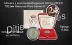 2 euro Monaco 2023 - 100 jaar Reinier III Proof, Ophalen of Verzenden, Koningin Beatrix, 2½ gulden