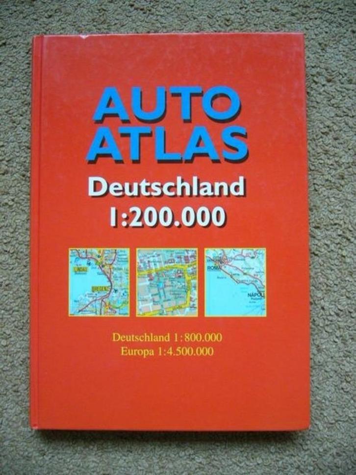 Autoatlas Deutschland - auto atlas Duitsland nieuwstaat, Boeken, Atlassen en Landkaarten, Zo goed als nieuw, Overige atlassen