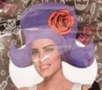 Foam pruik met roos dames, Ophalen of Verzenden, Nieuw, Accessoires