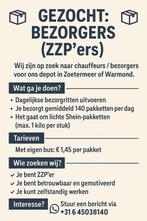 Bezorgers gezocht, kleine pakketten, 33 - 40 uur, Overige niveaus, Vanaf 10 jaar, Overige vormen